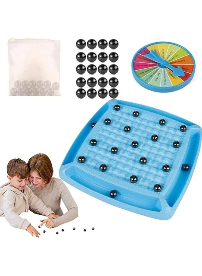 Magnetic Chess Game, 2024 New Multiplayer Magnetic Chess Games with Stones, Fun Table Top Family Magnet Game Set-Portable Chess Board for Children Over 6 Years Old and Adult Home Party Travel Supplies  - Image 1