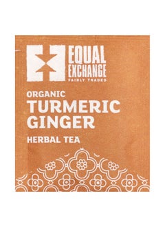 Equal Exchange Equal Exchange, Organic Turmeric Ginger Herbal Tea, Caffeine-Free, 20 Tea Bags, 1.27 oz (36 g)  - Image 3