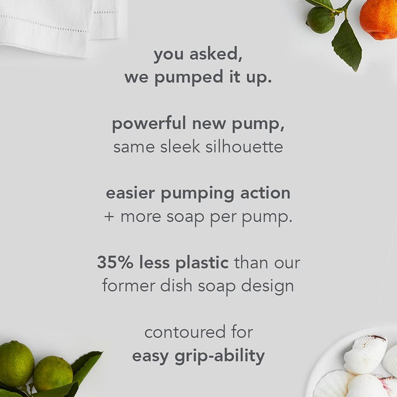 Method Gel Dish Soap, Clementine Scent, Biodegradable Formula, Tough on Grease & Stuck-on Food, Cruelty Free Formula, Made with Recycled Plastic, 18 Fl Oz - Image 4