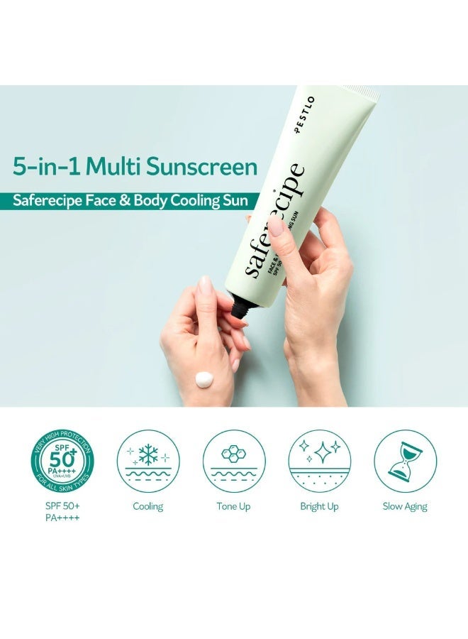 Pestlo Saferecipe Face & Body Cooling Sunscreen SPF 50+ PA++++ - Image 3