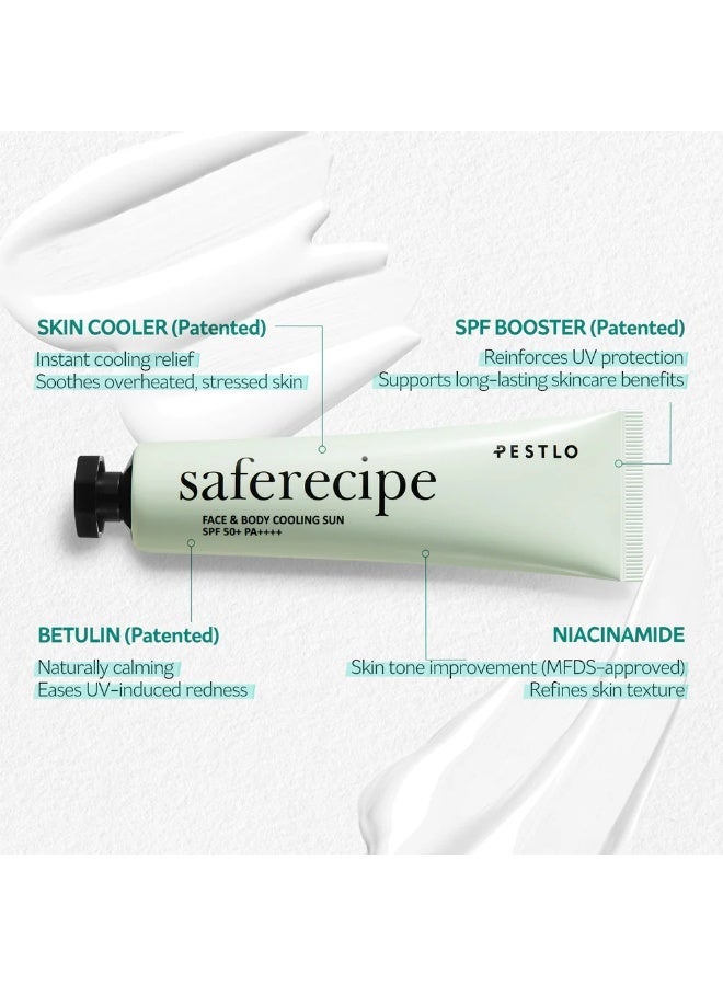 Pestlo Saferecipe Face & Body Cooling Sunscreen SPF 50+ PA++++ - Image 4
