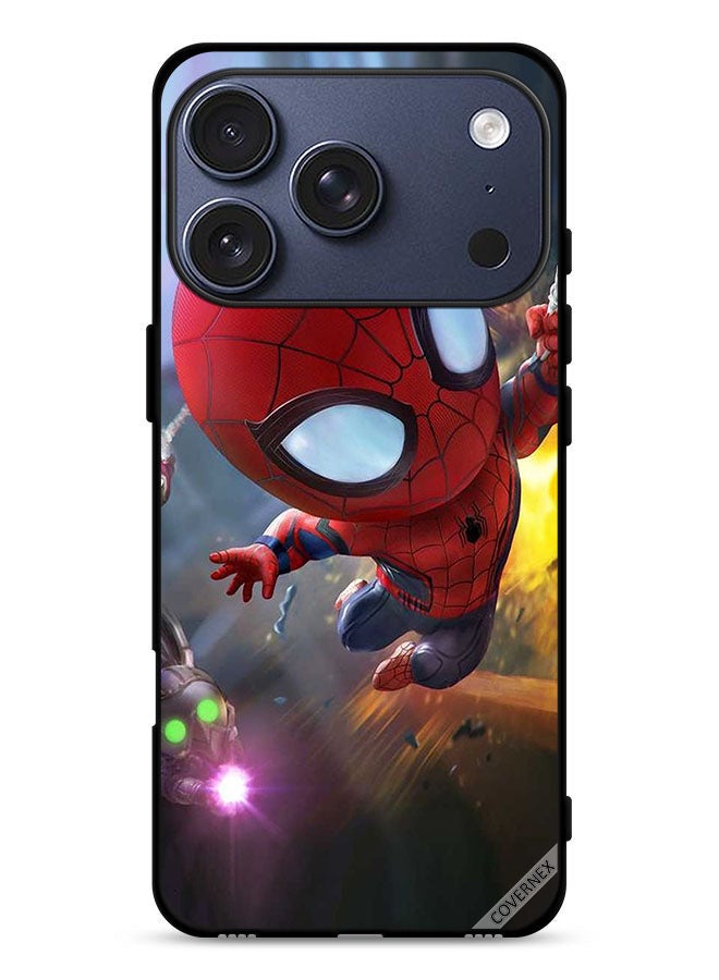 Covernex Apple iPhone 17 Pro Protective Case Cover Spiderman In Action - Image 1