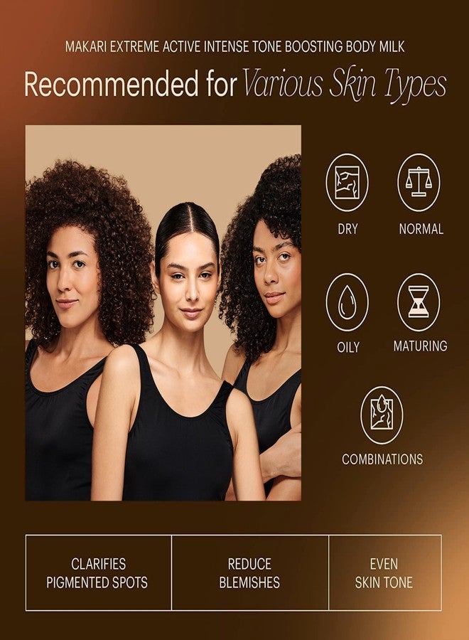 Makari Extreme Active Intense Carrot & Argan Oil Body Milk (16.8 oz) | Unify & Illuminate | Tone-Boosting Body Lotion with Vitamins E and C | Helps Brighten Skin Tone | Promotes Even Complexion - Image 5