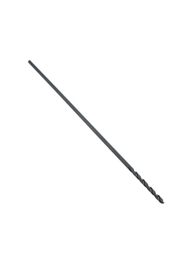 Irwin Tools 62112ZR Single Black Oxide High-Speed Steel Drill Bit, 3/16" x 12"