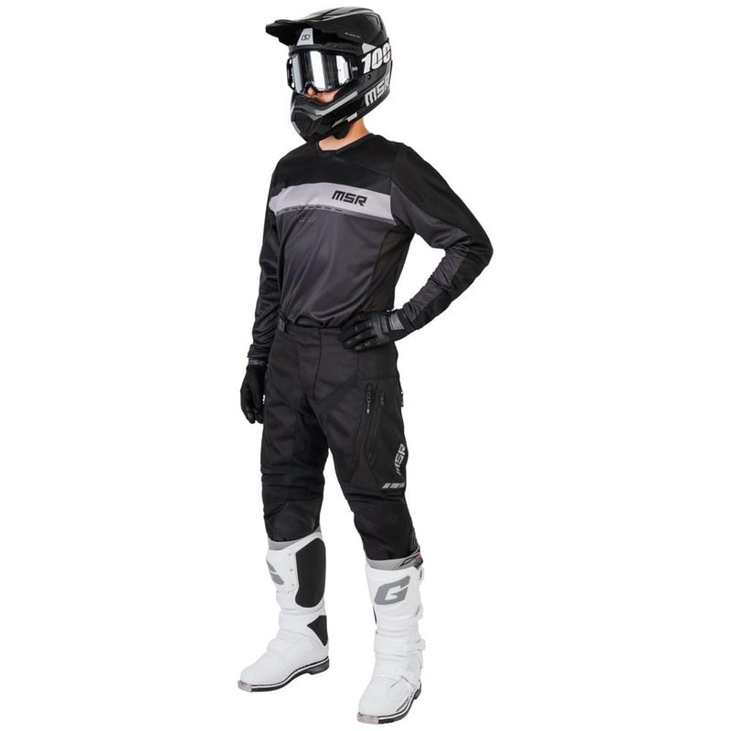 MSR Legend Dirt Bike Motocross MTB Offroad Jersey XXX-Large Black - Image 2