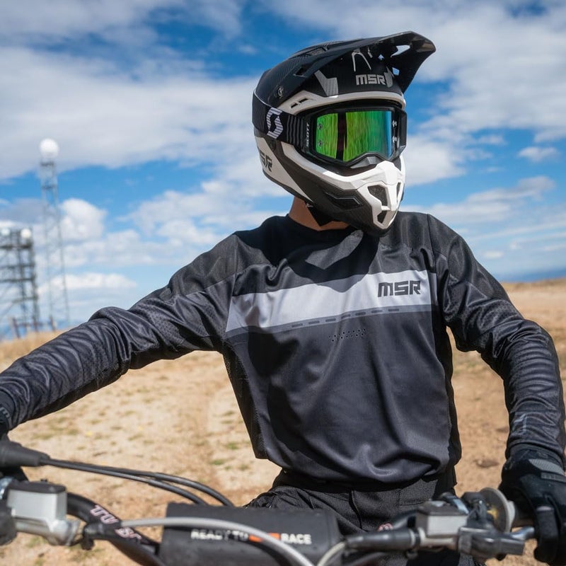 MSR Legend Dirt Bike Motocross MTB Offroad Jersey XXX-Large Black - Image 3