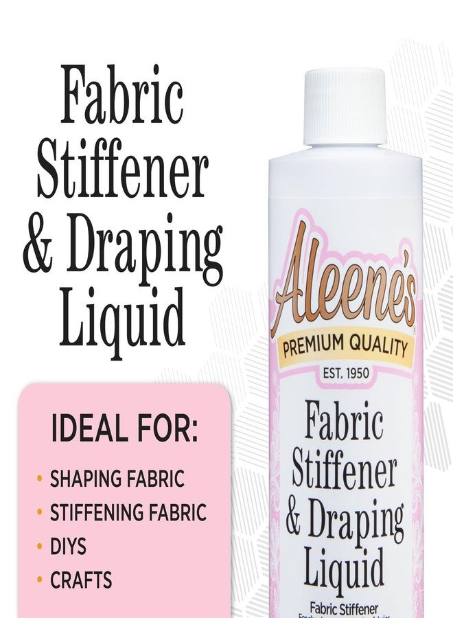 Aleene's Fabric Stiffener and Draping Liquid, Quick Drying, Nontoxic, for Stiffening and Shaping Fabrics, 8 oz - Image 2