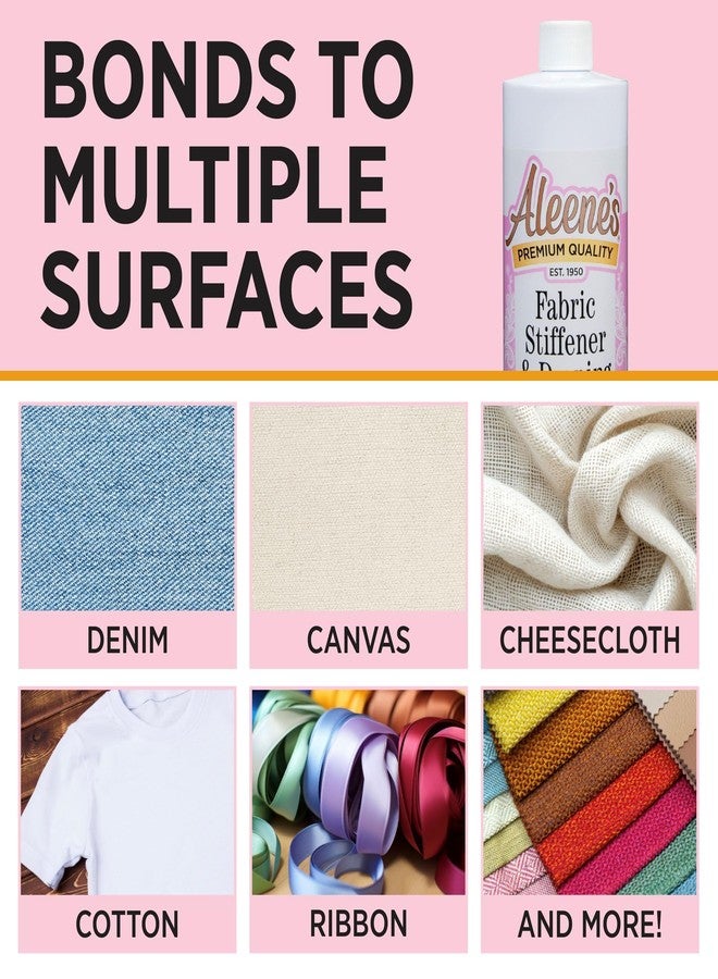 Aleene's Fabric Stiffener and Draping Liquid, Quick Drying, Nontoxic, for Stiffening and Shaping Fabrics, 8 oz - Image 4