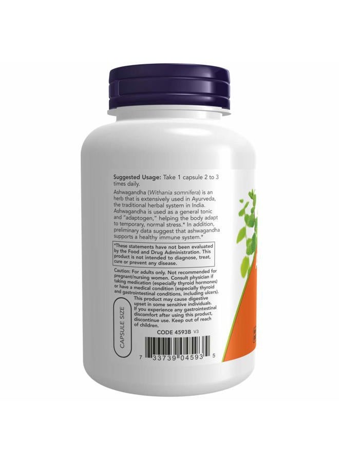 now Foods Ashwagandha Extract 450 mg 180 Capsule - Image 3