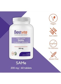 BESTVITE Same 200mg (60 Tablets) (1-Pack) Premium Ingredient from Italy.  - Image 3