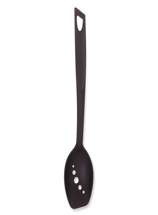 Norpro High Heat Nylon Spoon with Holes, Black - Image 1