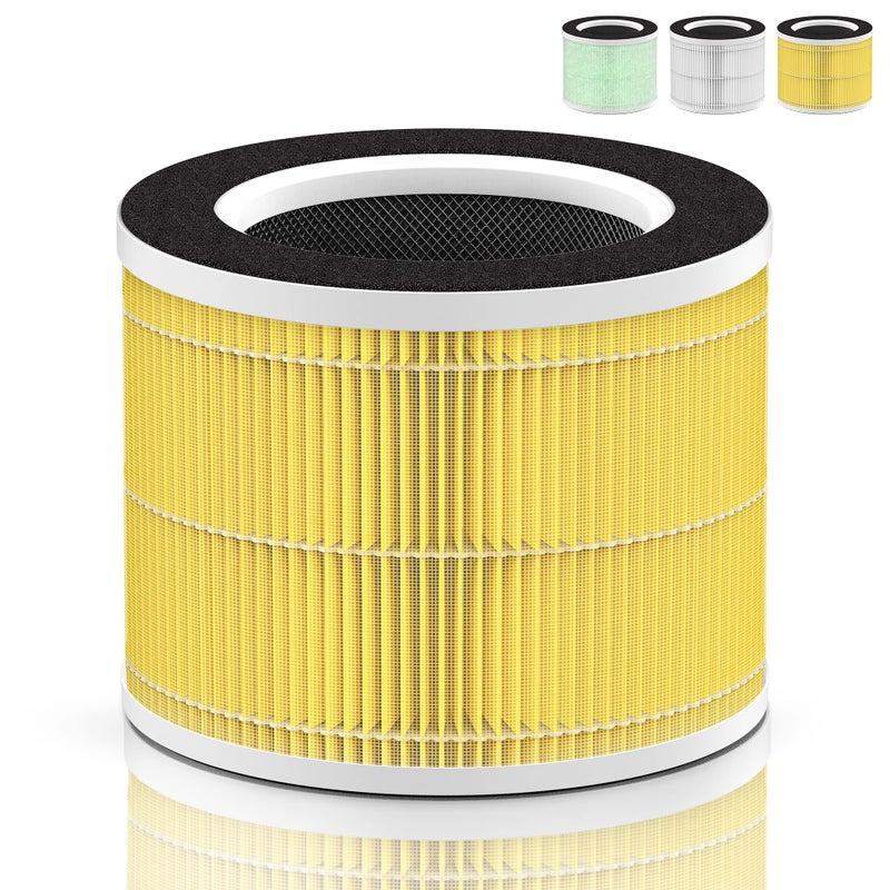 RPAP088F1 Replacement Filter Compatible with RENPHO Air Purifier Replacement Filter RPAP088W True HEPA H13 Filter for RENPHO RPAP088B RPAP088W RPAP088WRPAP088B 1Pack