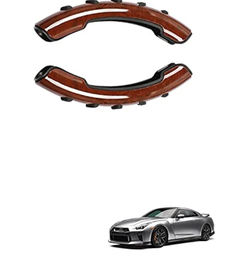 PRIKNIK Steering Wheel Grip Cover Non-Slip Sporty Design for 15 Inch Steering Wheel Compatible with N-issan G-TR - Image 1