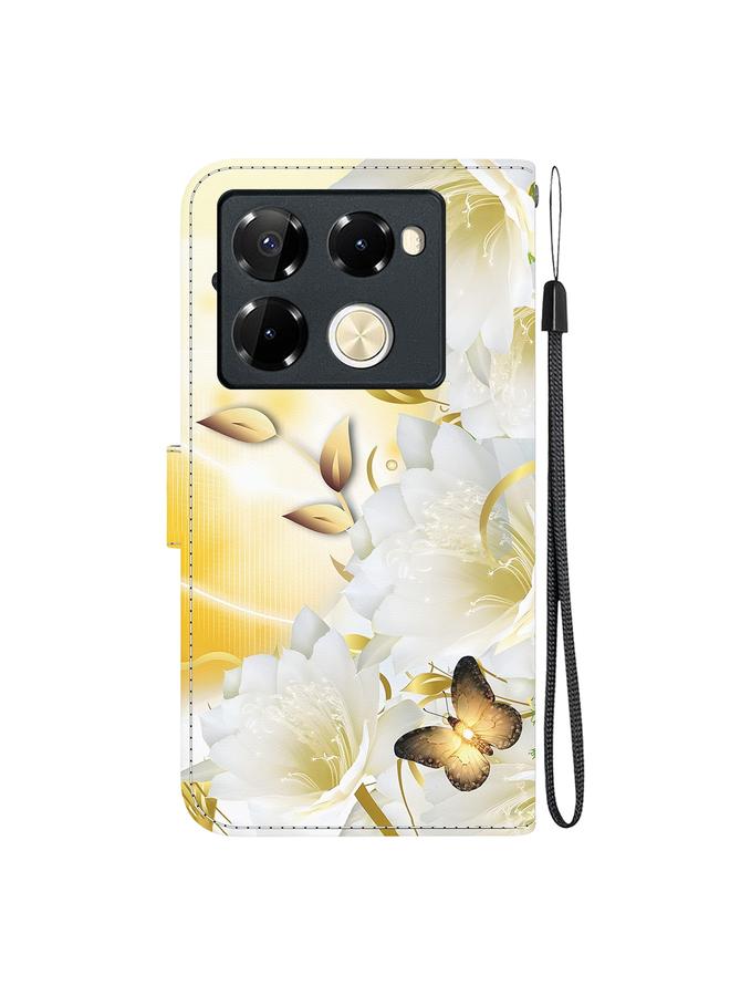 Zaboon Case For Infinix Note 40 Pro+ 5G Crystal Texture Colored Drawing Leather Phone Case - Image 4