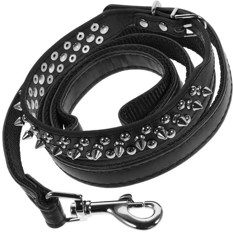 2 Sets of Collar for Dog Studded Rivet Collar Unique Puppy Collar Pet Cosplay Collar for Decor - Image 1