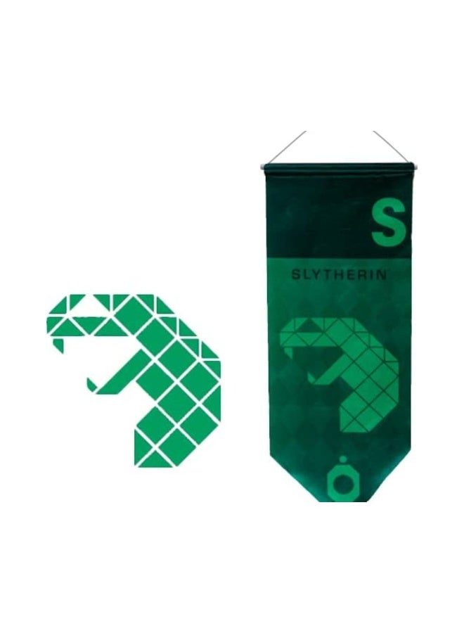 Wizarding World- Slytherin Pennant Sword Cut