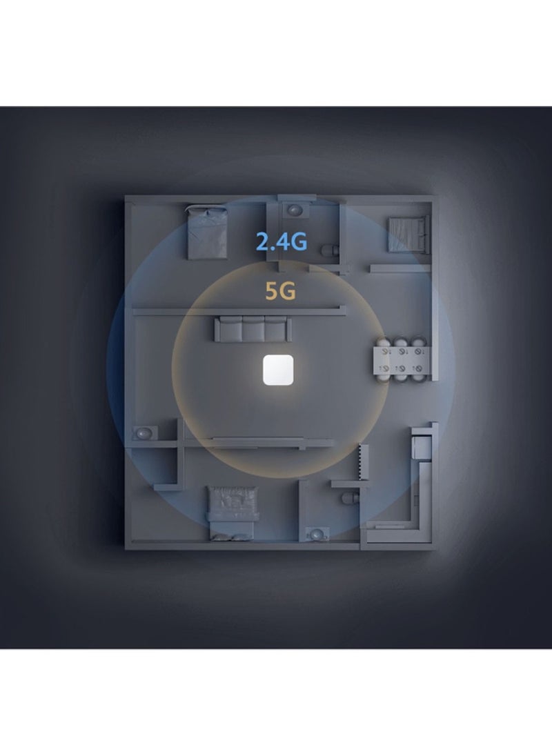 Xiaomi - Mi Smart Home Hub 2,Support Bluetooth,Bluetooth Mesh,Zigbee Gateway,Dual-Band Wi-Fi Remote Control-White - Image 1
