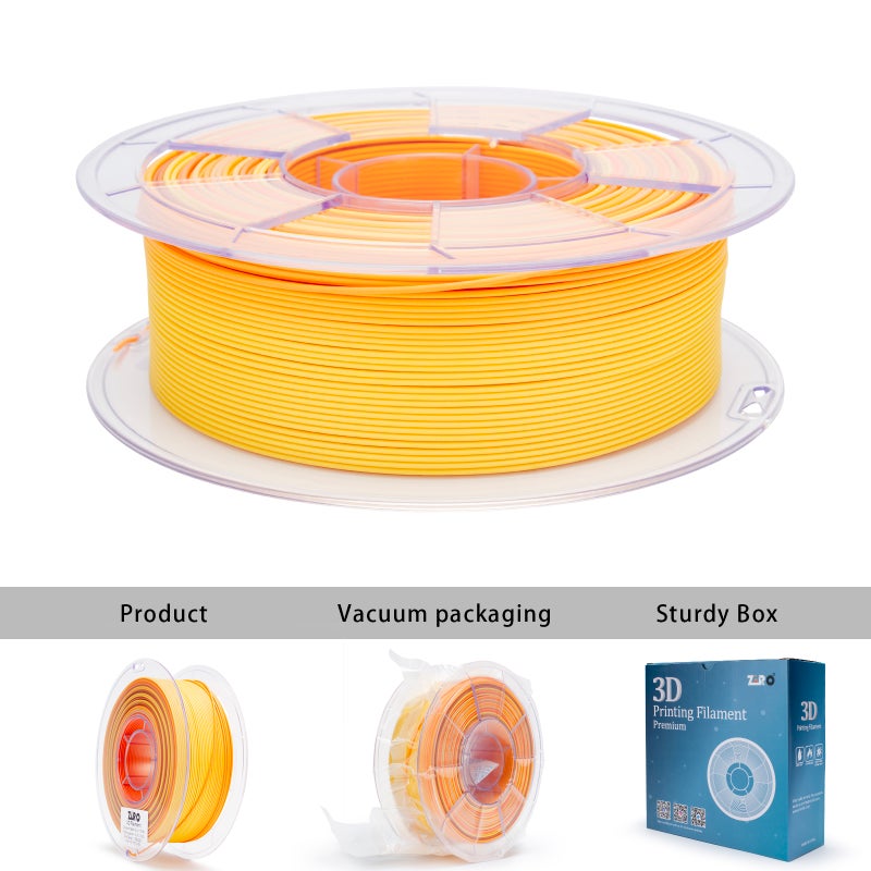 ZIRO FALLING LEAVES Fast Gradient Matte PLA Filament 1.75mm 1kg/2.2lb Spool, - Image 5