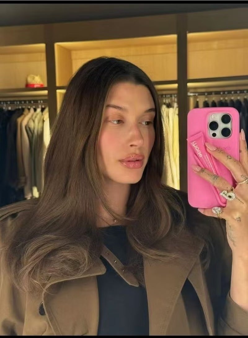 rhode Silicone Lip Holder for Cell Phone, Lip Gloss Adhesive Sleeve for Phone, Lip Holder Stick-on Phone Case, Back Stick On Holder for iPhone Phones（SHORTCAKE） - Image 3