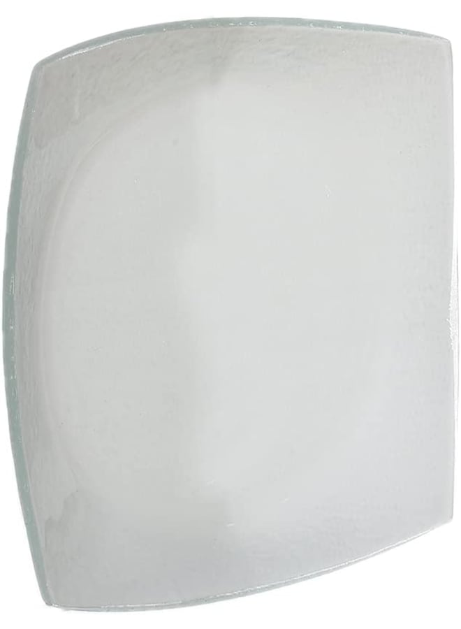 Rosa By Fathy Mahmoud Sega High Quality Glass Plate, 19 * 19Cm - Quadrado White - Image 3