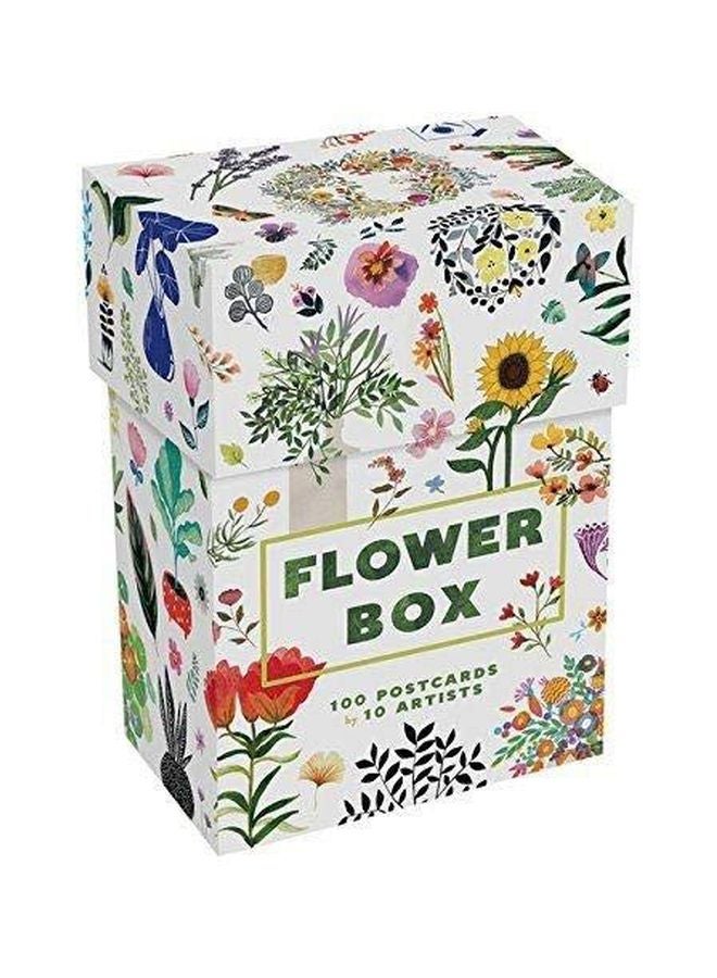 Flower Box: 100 Postcards By 10 Artists (100 Botanical Artworks By 10 Artists In A Keepsake Box)