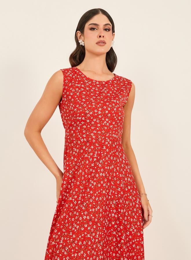 Styli Floral Midi Dress  - Image 3