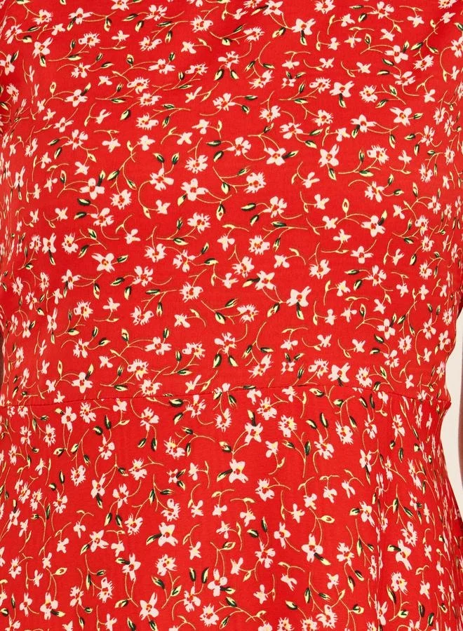 Styli Floral Midi Dress