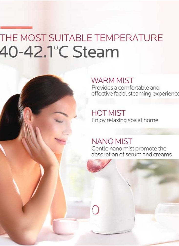 Facial Steamer Nano Ionic, Face Steamer Deep Cleaning Unclogs Pores - Humidifier Hot Mist Home Sauna Spa - https://f.nooncdn.com/p/pzsku/Z33475ADAB315CCC6D96FZ/45/_/1719909500/86974925-62cc-4bb3-a8b7-153bb900c1f4.jpg?format=jpg&width=original