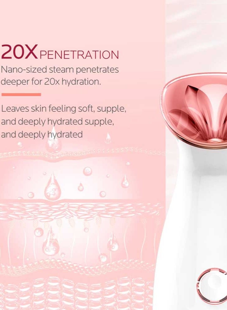 Facial Steamer Nano Ionic, Face Steamer Deep Cleaning Unclogs Pores - Humidifier Hot Mist Home Sauna Spa - https://f.nooncdn.com/p/pzsku/Z33475ADAB315CCC6D96FZ/45/_/1719909501/ef67bc11-a091-414d-8196-677d42198a1a.jpg?width=original