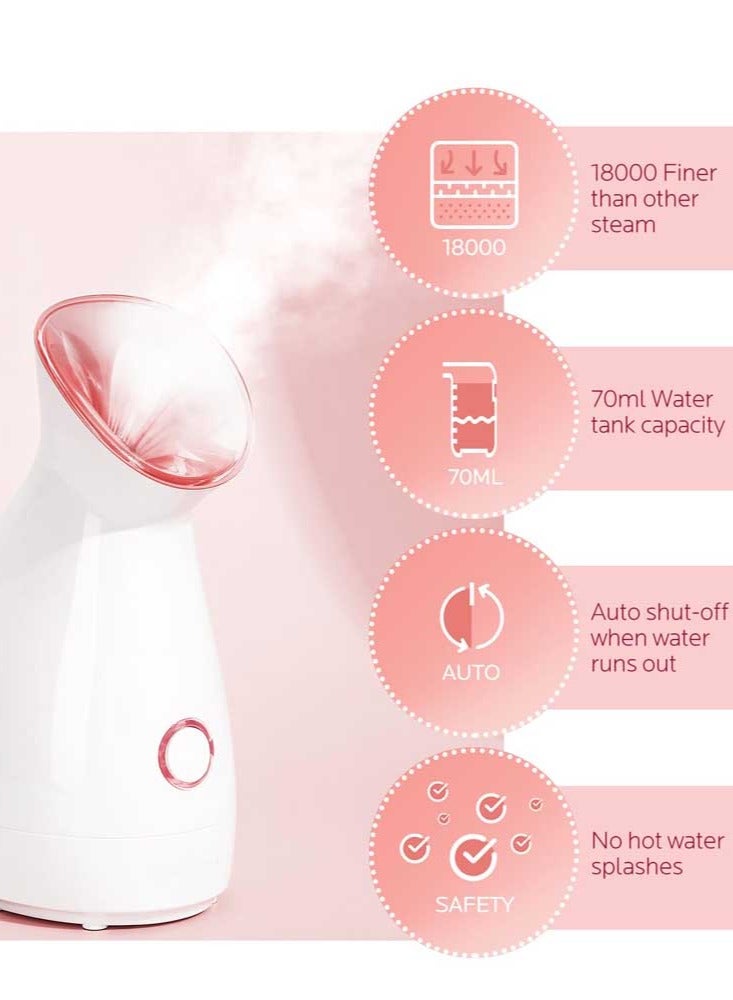Facial Steamer Nano Ionic, Face Steamer Deep Cleaning Unclogs Pores - Humidifier Hot Mist Home Sauna Spa - https://f.nooncdn.com/p/pzsku/Z33475ADAB315CCC6D96FZ/45/_/1719909509/9ba1d72d-40c6-4c6b-8dfa-16ac38fd85ed.jpg?width=original