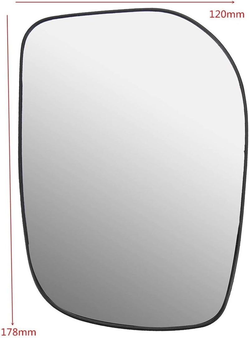 Wivplex Yaris 2006-2009 Left Side Rear View Mirror Glass - Image 2