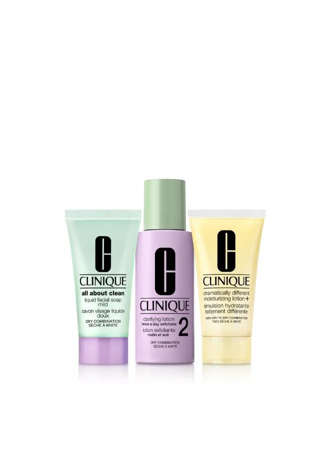 Clinique  Mini 3-Step Kit For Dry Skin for Women | Best Price UAE