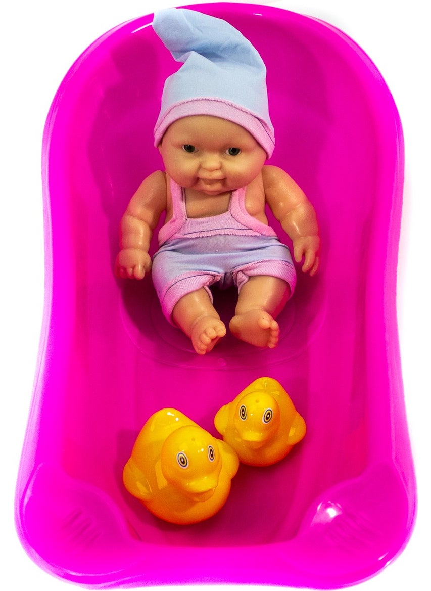 Doll Set with Bathtub and Accessories - pzsku/Z334781EDF21A90DE901FZ/45/_/1730550712/6f3a4173-133f-4c1a-9a2f-c750e5f35174