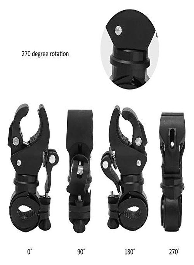 VGEBY1 Bike Flashlight Clip, Torch Clamp Mount Flexible Flashlight Mount Holder Handlebar for Flashlight Umbrella U Lock Bracket 1.8-3.5cm Diameter - Image 3