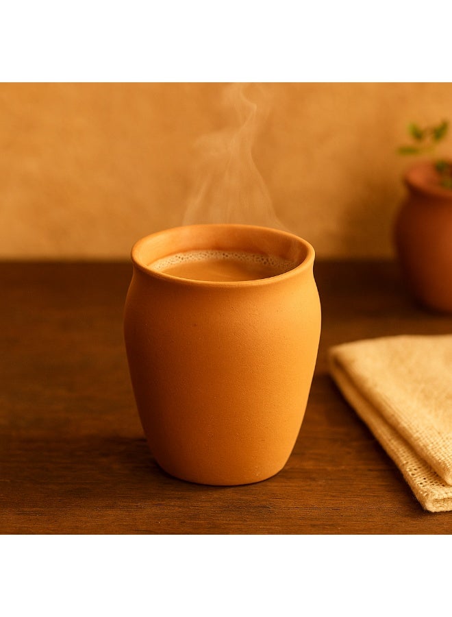 ارك مجموعة أكواب كُلهَد طينية من ARK | مصنوعة يدويًا من الفخار الطبيعي | صديقة للبيئة | خالية من المواد الكيميائية | متوازنة الأس الهيدروجيني (pH) | تحفظ النكهة الطبيعية | مثالية للهدايا والتقديم | سعة كل كوب 200 مل - Image 4