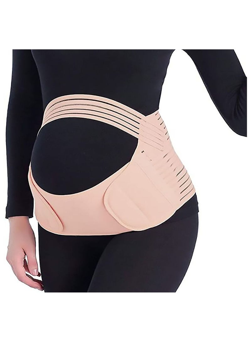 Maternity Belt, Pregnancy Support Abdomen Waist Back Pelvic Band, AdjustableBreathable Belly For Comfortable Brace Best Gift for Pregnant Women (L) - Image 1