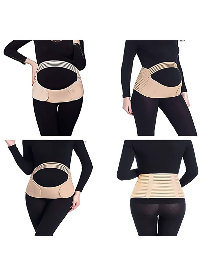 Maternity Belt, Pregnancy Support Abdomen Waist Back Pelvic Band, AdjustableBreathable Belly For Comfortable Brace Best Gift for Pregnant Women (L) - Image 2