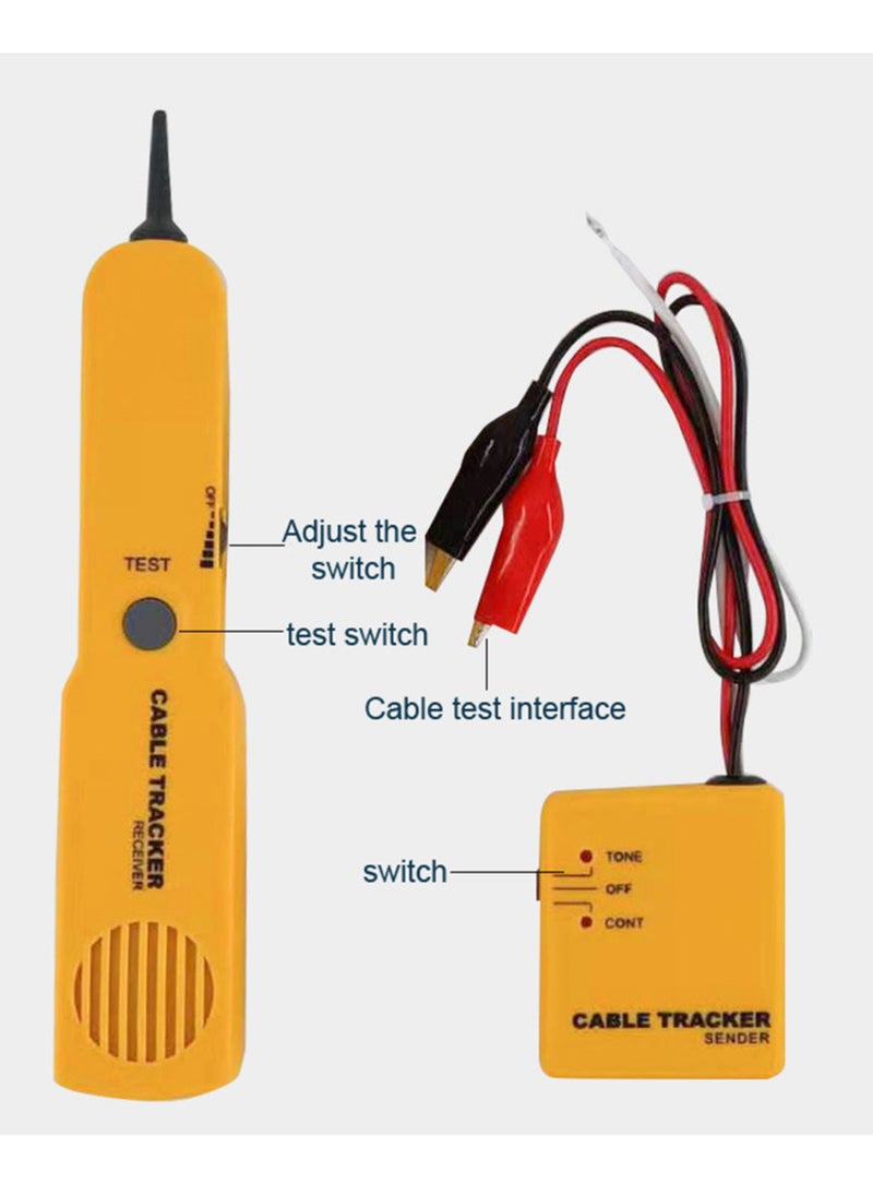 Generic Multifunctional Network Telephone Line Cable Trackers Sensors Receiver Set Line  - Image 4