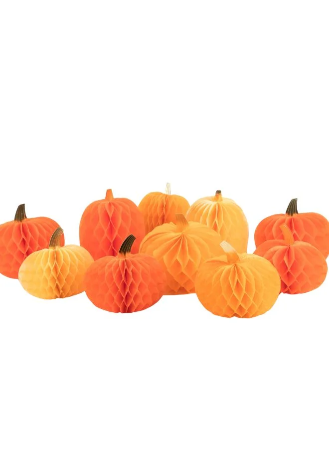 Meri Meri Honeycomb Pumpkins