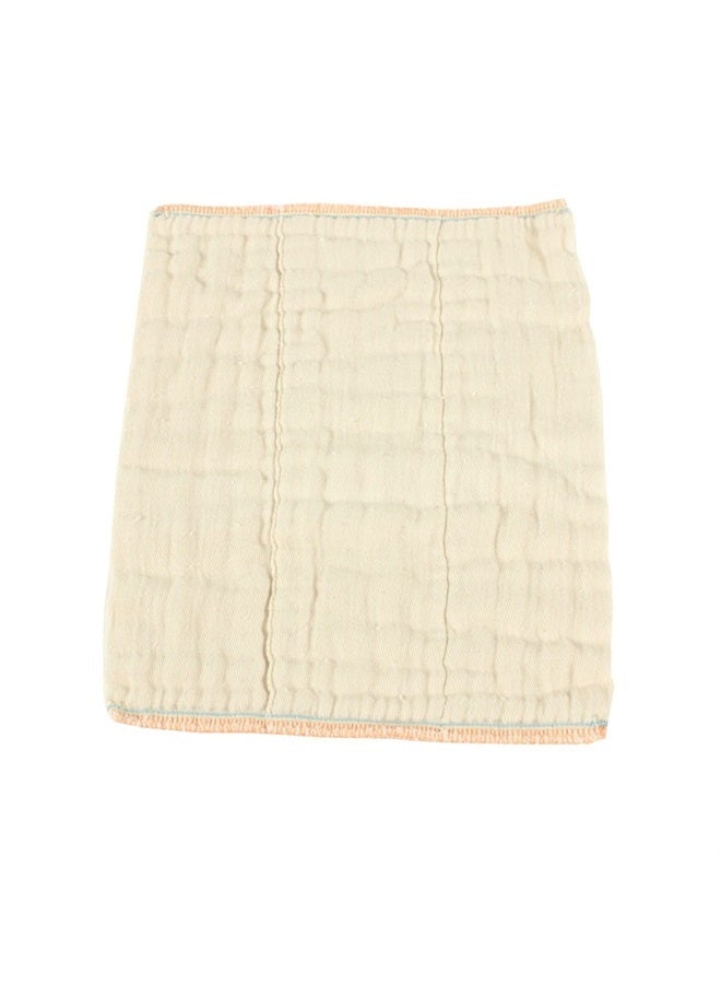 OsoCozy حفاضات قماش قابلة لإعادة الاستخدام غير مبيضة من أوسوكوزي - 100% قطن، متينة، ناعمة، ماصة، مستدامة واقتصادية - 10"x14"، تناسب 6-11 رطل - (حديثي الولادة 4x6x4) - Image 2