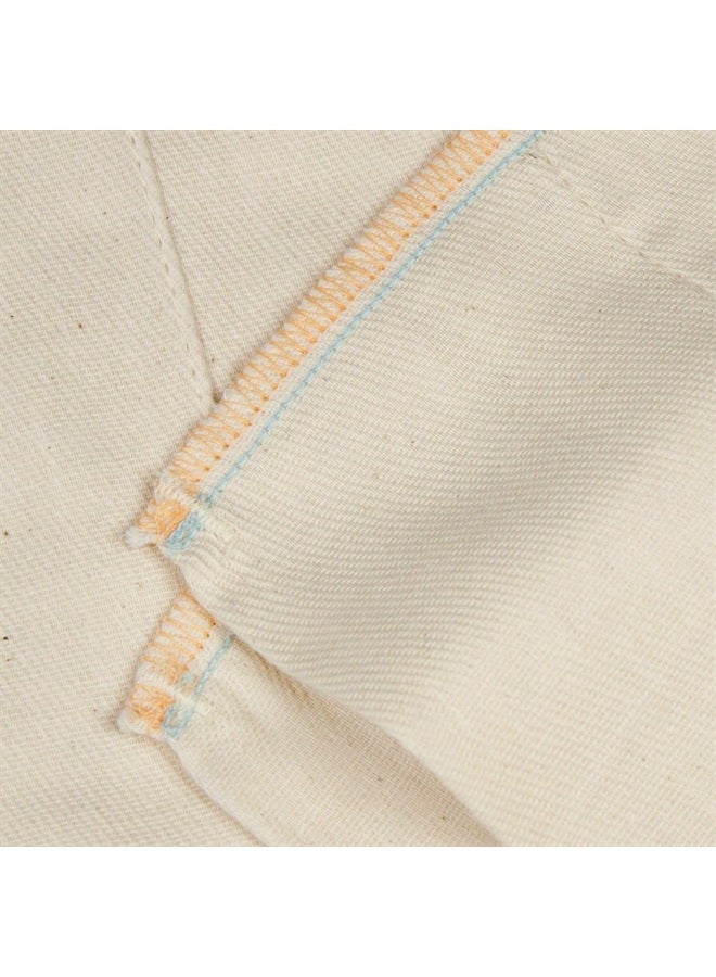 OsoCozy حفاضات قماش قابلة لإعادة الاستخدام غير مبيضة من أوسوكوزي - 100% قطن، متينة، ناعمة، ماصة، مستدامة واقتصادية - 10"x14"، تناسب 6-11 رطل - (حديثي الولادة 4x6x4) - Image 3