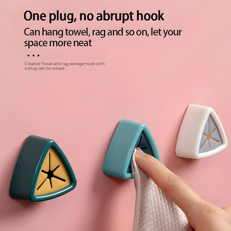 Vexton Heavy Duty 2 KG Multipurpose Strong Self Adhesive Nail-Free PVC Sticker Punch-Free Towel Wall Hooks for Bathroom (Pack of 2) - Image 4