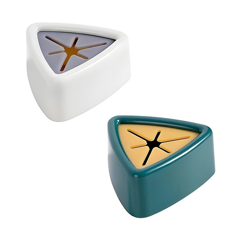 Vexton Heavy Duty 2 KG Multipurpose Strong Self Adhesive Nail-Free PVC Sticker Punch-Free Towel Wall Hooks for Bathroom (Pack of 2) - Image 1