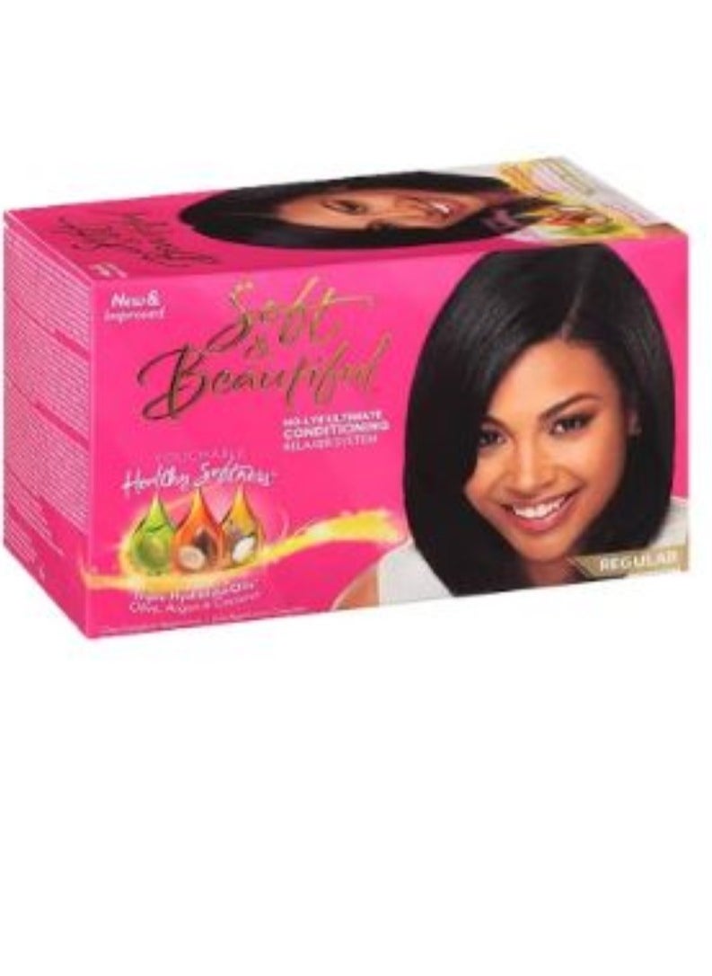 Soft & Beautiful - Soft And Beautiful Hair Straightening Set With Nourishing Oils - Image 1