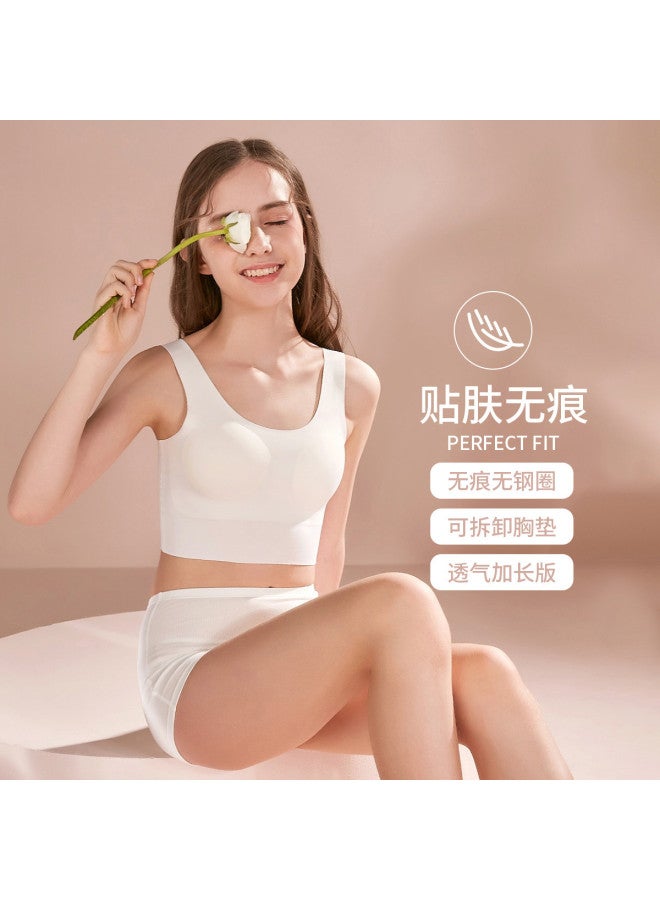 Long time companion extended Length Training Bra For Teens 12-16 Years - Stage 2 High-stretch Yoga Camisole - Image 3