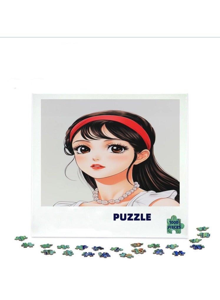 Anna 3D Anime Girl 1000-Piece Puzzle - Image 2