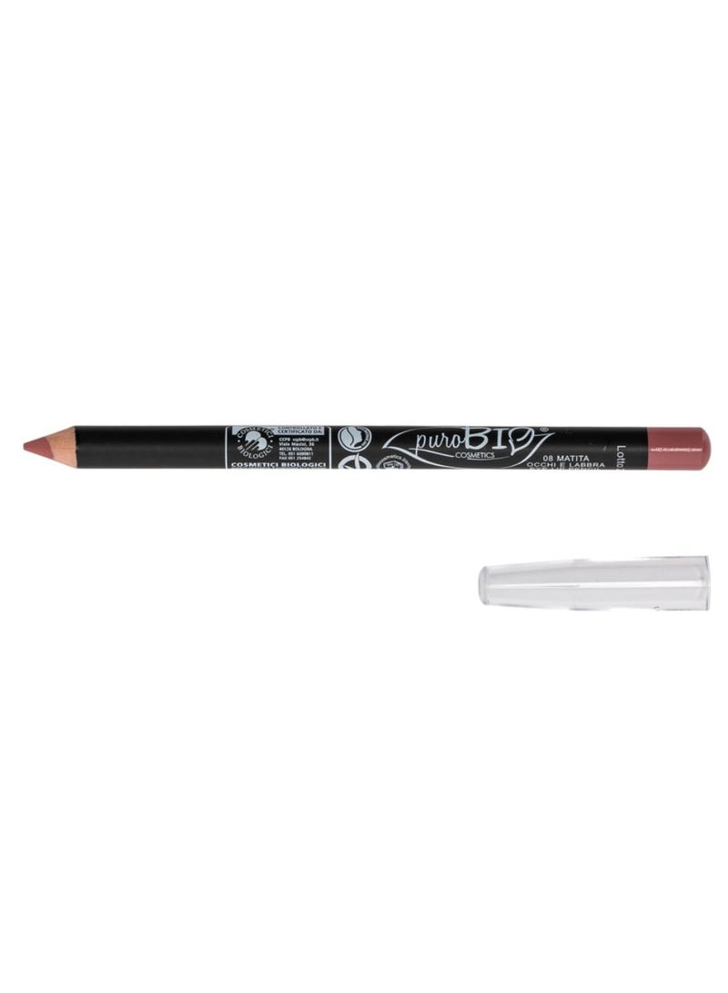 puroBio Lipliner Pencil Precise Contour 08 Rosa 1.3g - Image 1