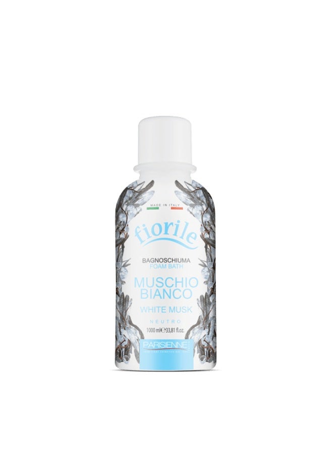 Fiorile Bath Foam White Musk 1000ML | Nourishing & Moisturizing Bath Foam | Maintain Soft & Smooth Skin | Daily Use Body Cleanser - Image 2