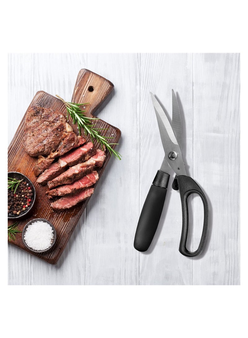 Excefore Kitchen Shears, Kitchen Scissors Heavy Duty Poultry Shears All Purpose for Chicken Food Meat and Cooking Spring-loaded Handle - Image 5