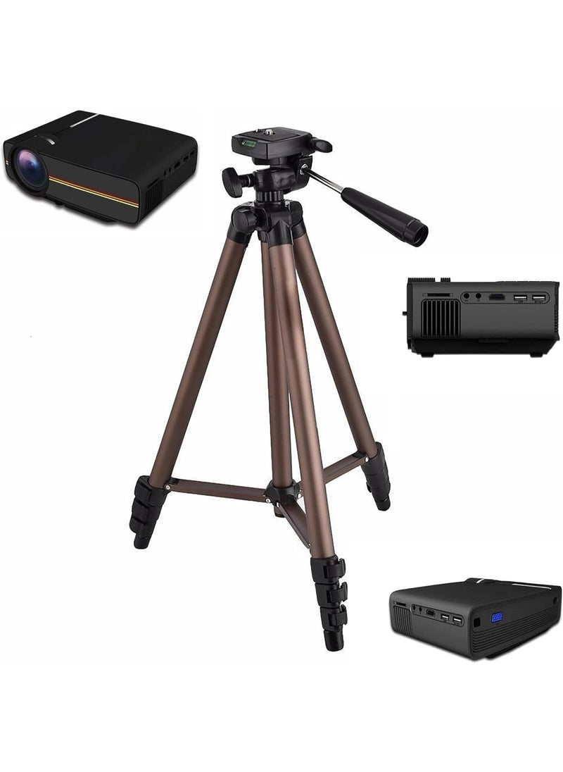 Generic YG400 Portable Projector 1200 Lumens, Home Cinema with 120-inch Screen, Tripod WTT 3130 Gift, HDMI Connectivity, LED Display, Tabletop Mount, 50,000 Hours Light Source Life  - Image 2